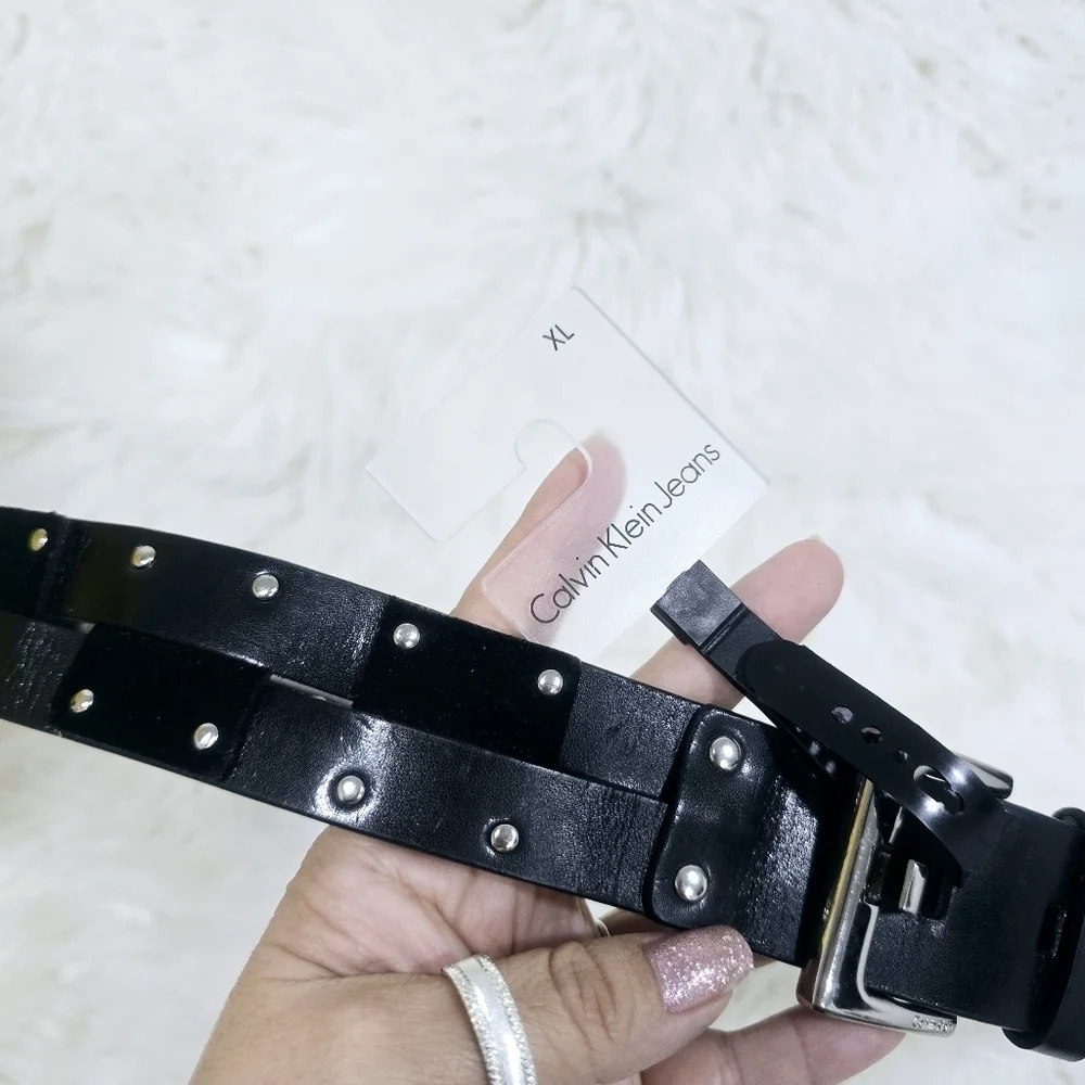Calvin Klein women's black belt size XL New